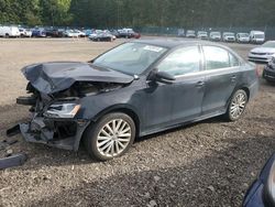 Salvage cars for sale at Graham, WA auction: 2011 Volkswagen Jetta SEL