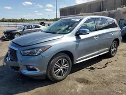 Salvage cars for sale at Fredericksburg, VA auction: 2018 Infiniti QX60