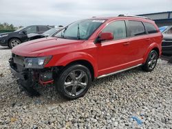 Salvage cars for sale at Wayland, MI auction: 2014 Dodge Journey Crossroad