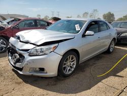 Salvage cars for sale at Elgin, IL auction: 2015 Chevrolet Malibu 1LT