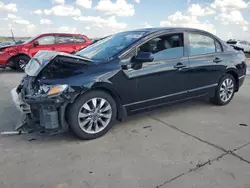 Salvage cars for sale at Grand Prairie, TX auction: 2009 Honda Civic EXL