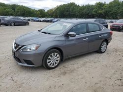 Salvage cars for sale at North Billerica, MA auction: 2016 Nissan Sentra S