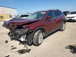 Salvage cars for sale at Amarillo, TX auction: 2019 Jeep Cherokee Latitude