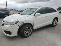 Salvage cars for sale at Grand Prairie, TX auction: 2017 Acura RDX Technology