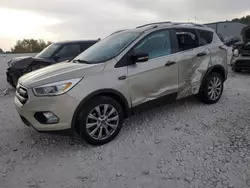 Ford salvage cars for sale: 2017 Ford Escape Titanium