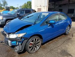 Honda salvage cars for sale: 2015 Honda Civic LX