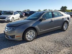 Salvage cars for sale at Wichita, KS auction: 2011 Ford Fusion Hybrid