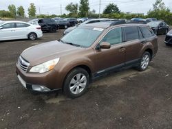 Salvage cars for sale from Copart Montreal Est, QC: 2011 Subaru Outback 2.5I Premium