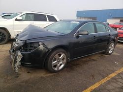 Chevrolet salvage cars for sale: 2010 Chevrolet Malibu 1LT