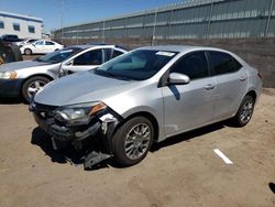 Toyota Corolla l salvage cars for sale: 2015 Toyota Corolla L