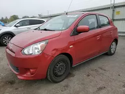 Salvage cars for sale at Pennsburg, PA auction: 2014 Mitsubishi Mirage DE