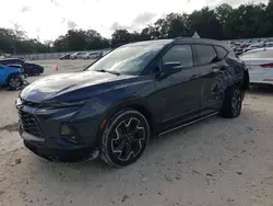 Salvage cars for sale at Ocala, FL auction: 2019 Chevrolet Blazer RS