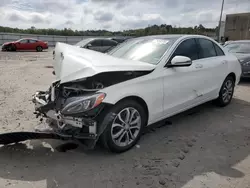 Mercedes-Benz salvage cars for sale: 2017 Mercedes-Benz C 300 4matic