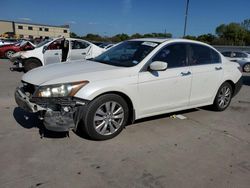 Salvage cars for sale at Wilmer, TX auction: 2012 Honda Accord EXL