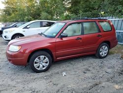 Subaru salvage cars for sale: 2008 Subaru Forester 2.5X