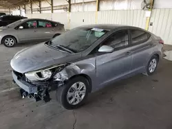 Salvage cars for sale at Phoenix, AZ auction: 2016 Hyundai Elantra SE