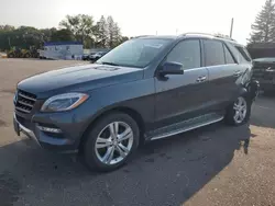 Mercedes-Benz Vehiculos salvage en venta: 2013 Mercedes-Benz ML 350 4matic