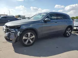 Salvage cars for sale at Grand Prairie, TX auction: 2016 Mercedes-Benz GLC 300 4matic