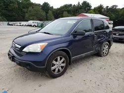 Salvage cars for sale at Mendon, MA auction: 2009 Honda CR-V EXL