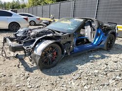 Salvage cars for sale at Waldorf, MD auction: 2015 Chevrolet Corvette Z06 3LZ