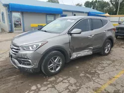 Salvage cars for sale at Wichita, KS auction: 2018 Hyundai Santa FE Sport