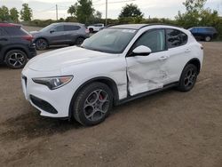 Salvage cars for sale at Montreal Est, QC auction: 2018 Alfa Romeo Stelvio Sport