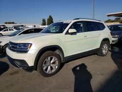 Salvage cars for sale from Copart Hayward, CA: 2018 Volkswagen Atlas S