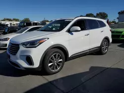 2017 Hyundai Santa FE SE en venta en Sacramento, CA