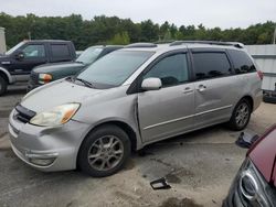 Salvage cars for sale at Exeter, RI auction: 2004 Toyota Sienna XLE