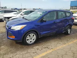 Salvage cars for sale at Woodhaven, MI auction: 2015 Ford Escape S