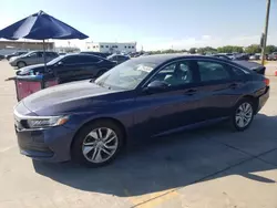 Salvage cars for sale at Grand Prairie, TX auction: 2019 Honda Accord LX