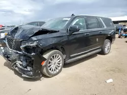 Cadillac Escalade salvage cars for sale: 2021 Cadillac Escalade ESV Premium Luxury