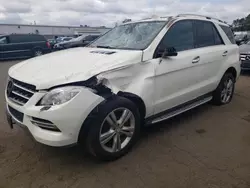 Salvage cars for sale at New Britain, CT auction: 2013 Mercedes-Benz ML 350 4matic