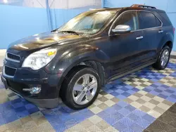 Salvage cars for sale at Hampton, VA auction: 2015 Chevrolet Equinox LTZ