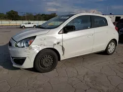 Salvage cars for sale at Lebanon, TN auction: 2017 Mitsubishi Mirage ES