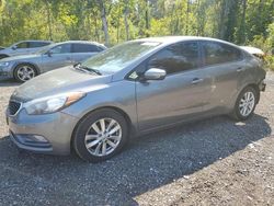 Salvage cars for sale at Cookstown, ON auction: 2015 KIA Forte LX