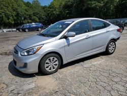 Salvage cars for sale at Austell, GA auction: 2017 Hyundai Accent SE