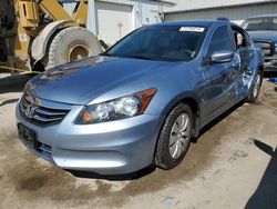 Salvage cars for sale at Pekin, IL auction: 2012 Honda Accord LX