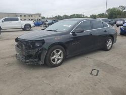 Chevrolet salvage cars for sale: 2016 Chevrolet Malibu LS