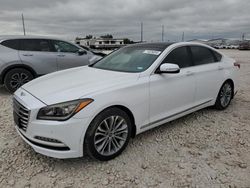 Salvage cars for sale at Taylor, TX auction: 2017 Genesis G80 Base