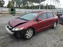 Salvage cars for sale at Spartanburg, SC auction: 2010 Honda Civic LX