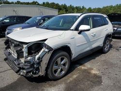 Salvage cars for sale at Exeter, RI auction: 2021 Toyota Rav4 XLE Premium