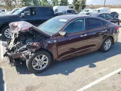 Salvage cars for sale at Rancho Cucamonga, CA auction: 2017 KIA Optima LX