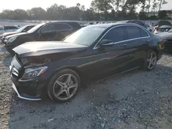 Salvage cars for sale at Byron, GA auction: 2015 Mercedes-Benz C 300 4matic