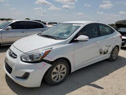 Salvage cars for sale from Copart San Antonio, TX: 2017 Hyundai Accent SE