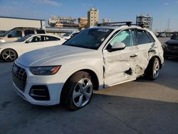 Salvage cars for sale from Copart New Orleans, LA: 2021 Audi Q5 Premium Plus