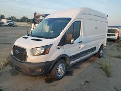 Salvage trucks for sale at Woodhaven, MI auction: 2022 Ford Transit T-350