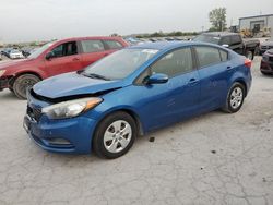 Salvage cars for sale at Kansas City, KS auction: 2015 KIA Forte LX