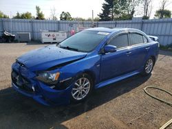 Salvage cars for sale at Bowmanville, ON auction: 2015 Mitsubishi Lancer SE