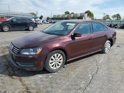 Salvage cars for sale at Tulsa, OK auction: 2014 Volkswagen Passat S